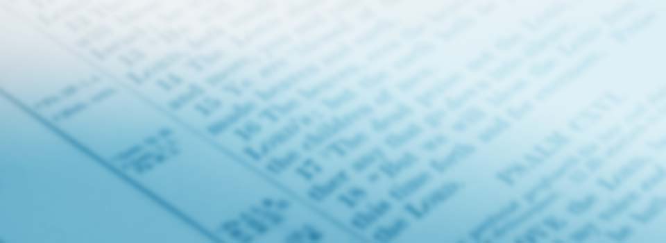 Blurred bible image.